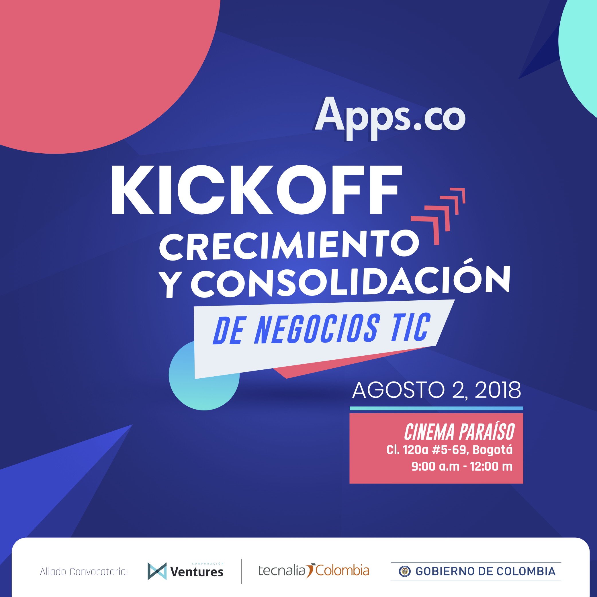 Kickoff Ventures Apps.co iteración VII Ticketcode